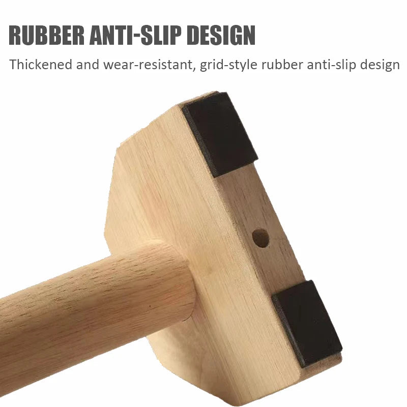 Wooden Push-up Stand  Exercise Pushup Board Non-Slip Pushup Bars Calisthenics Handle Fitness Equipment Home Strength Training